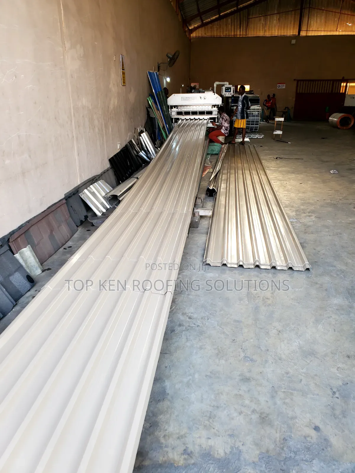 0.70 Beige Oven Baked Aluminium Roofing Sheet