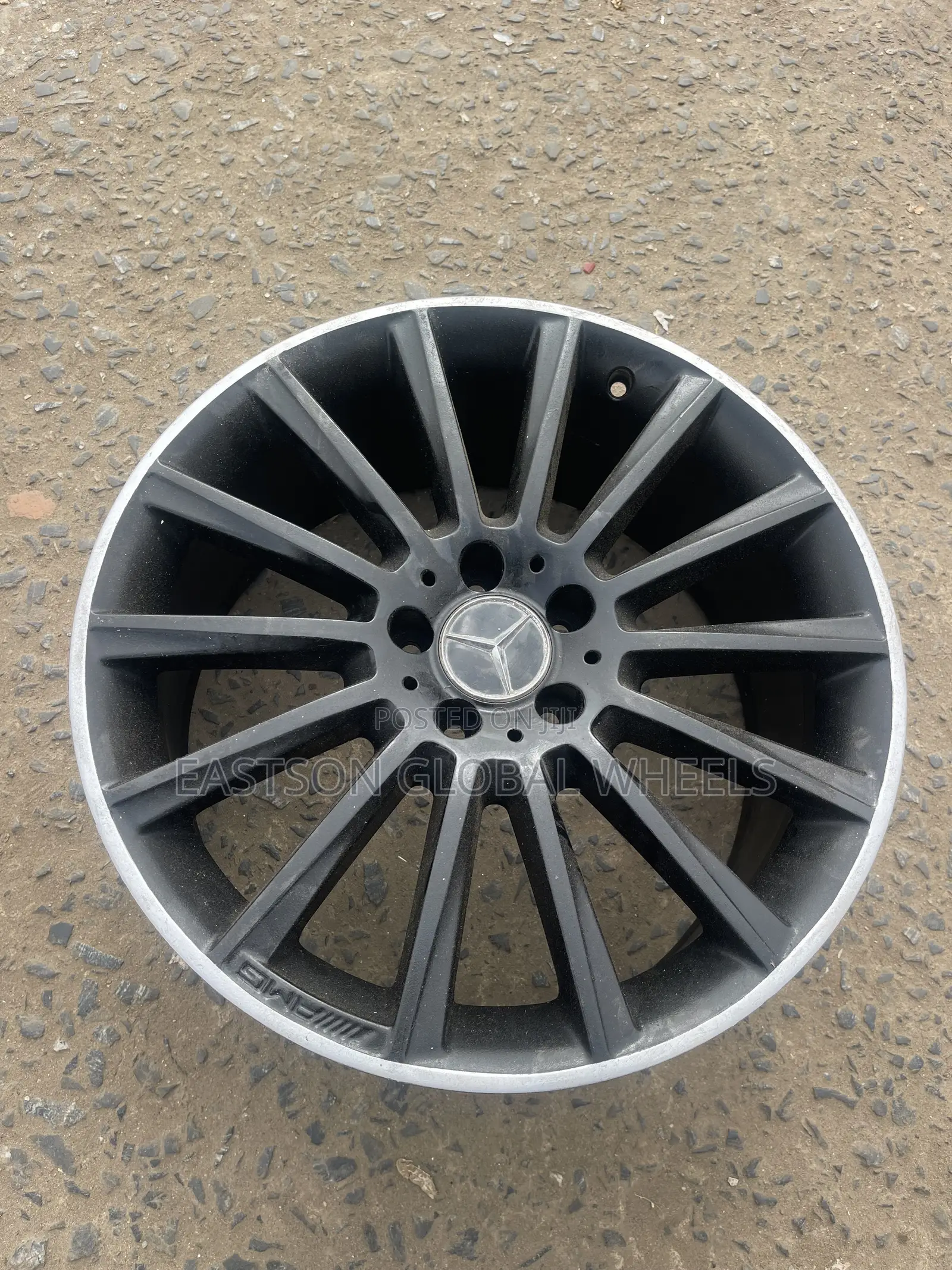19” Inch Rim Mercedes Benz Matt Black AMG for C Class, E Class, GLC