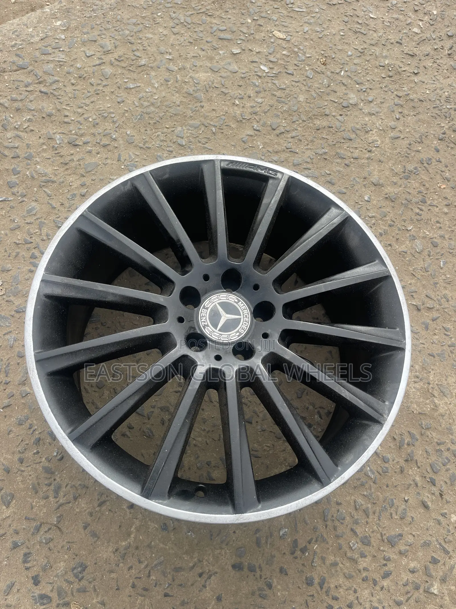 19” Inch Rim Mercedes Benz Matt Black AMG for C Class, E Class, GLC