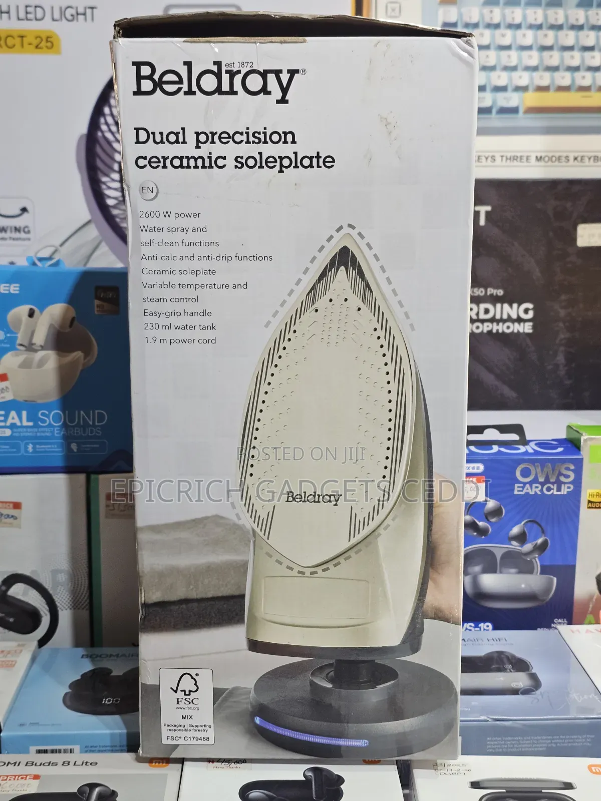 Beldray Two-in-One Cordless Steam Iron