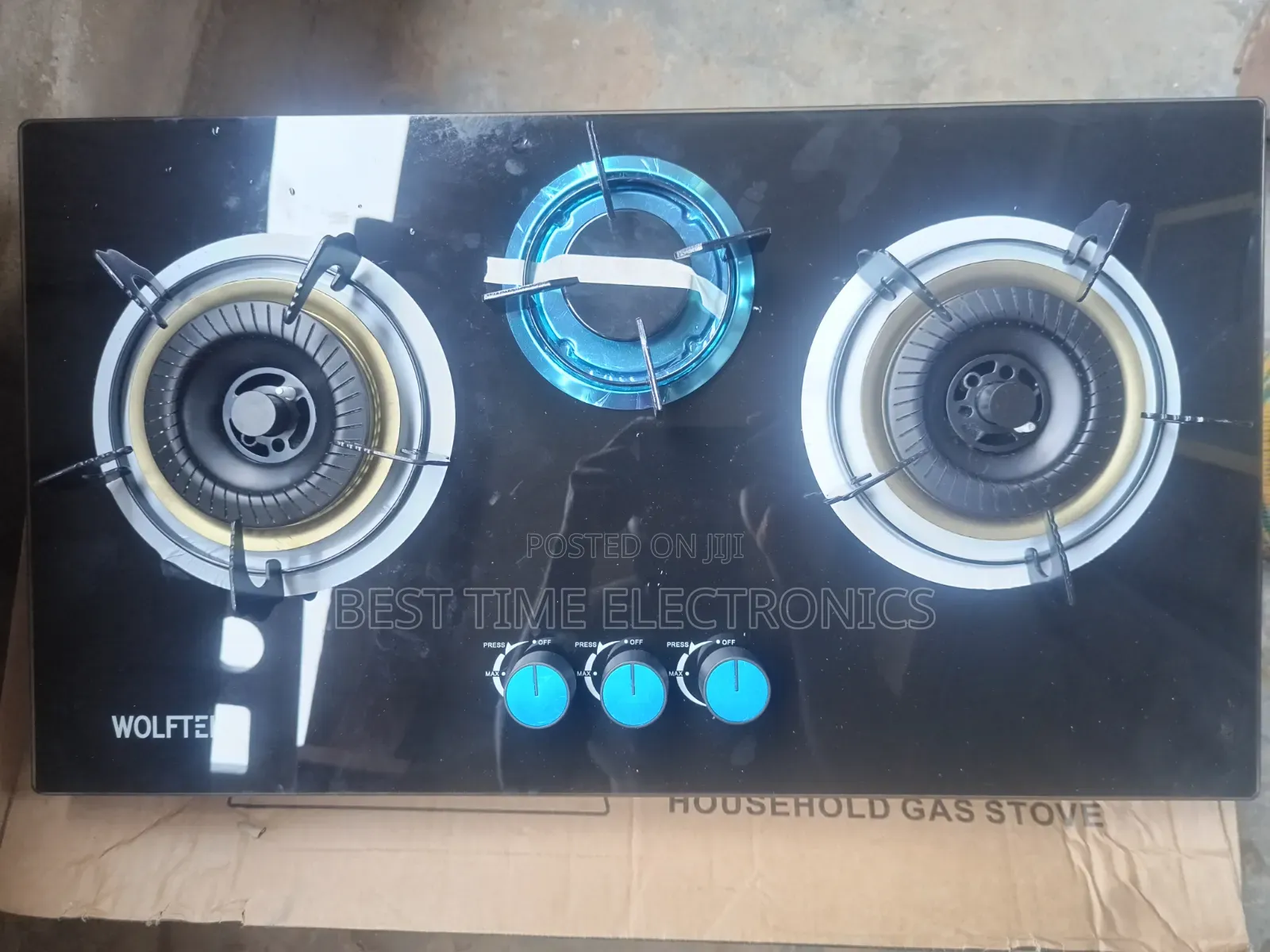 Wolftek 3 Burner Built-in Table Gas Hob