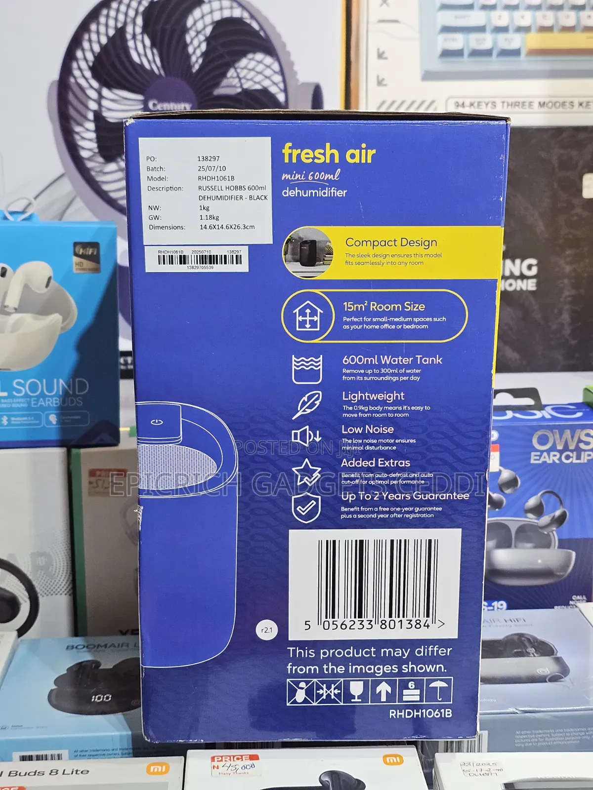 Russell Hobbs Mini Dehumidifier 600ML