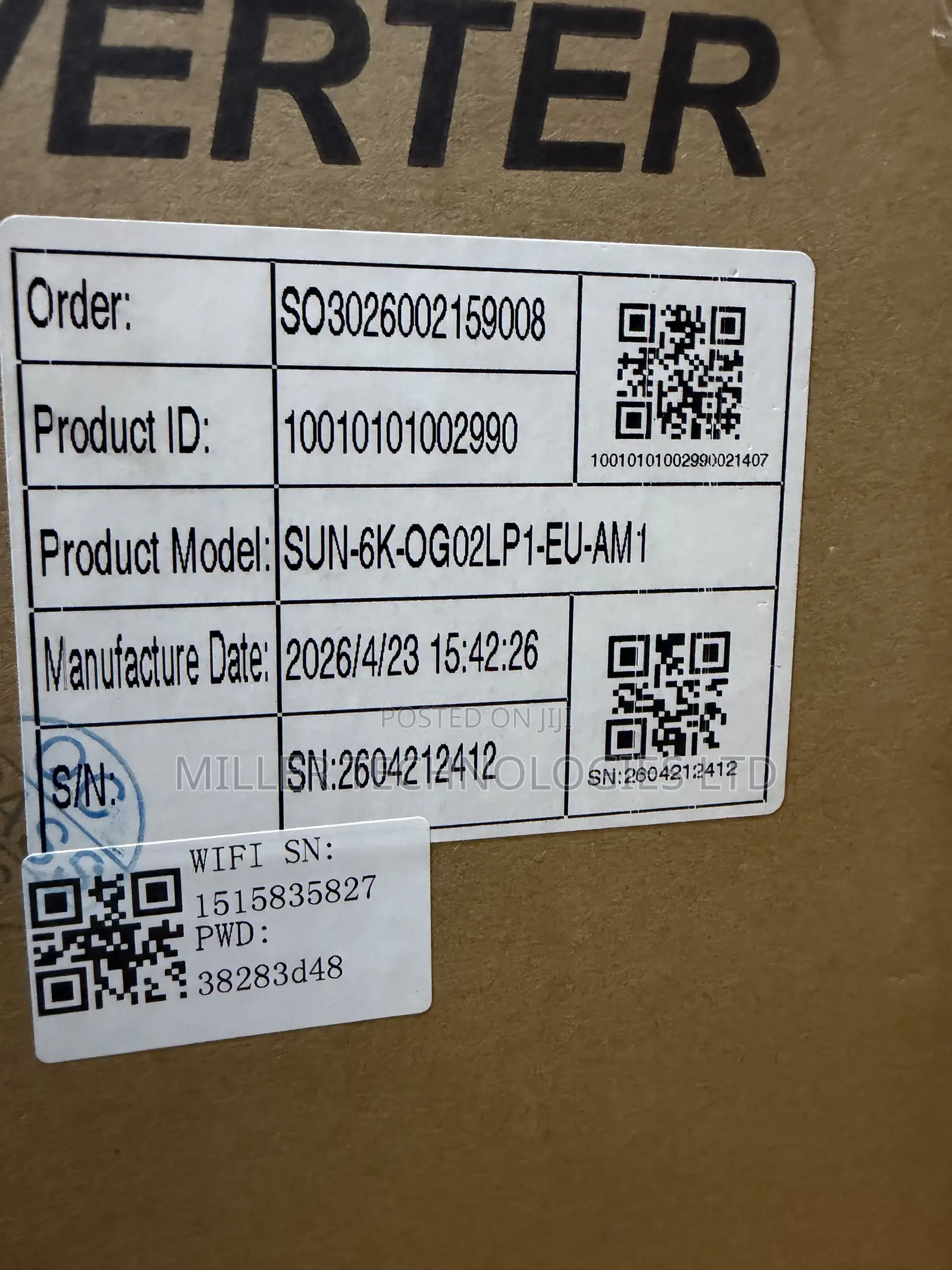 Deye 6kVA 48V Off-Grid Hybrid Power Inverter