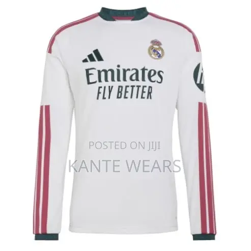 Real Madrid Long Sleeve 2026/2027 Home Jersey