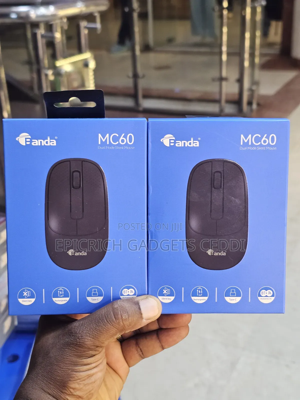 Panda Mc60 Rechargeable Silent Bluetooth Mouse
