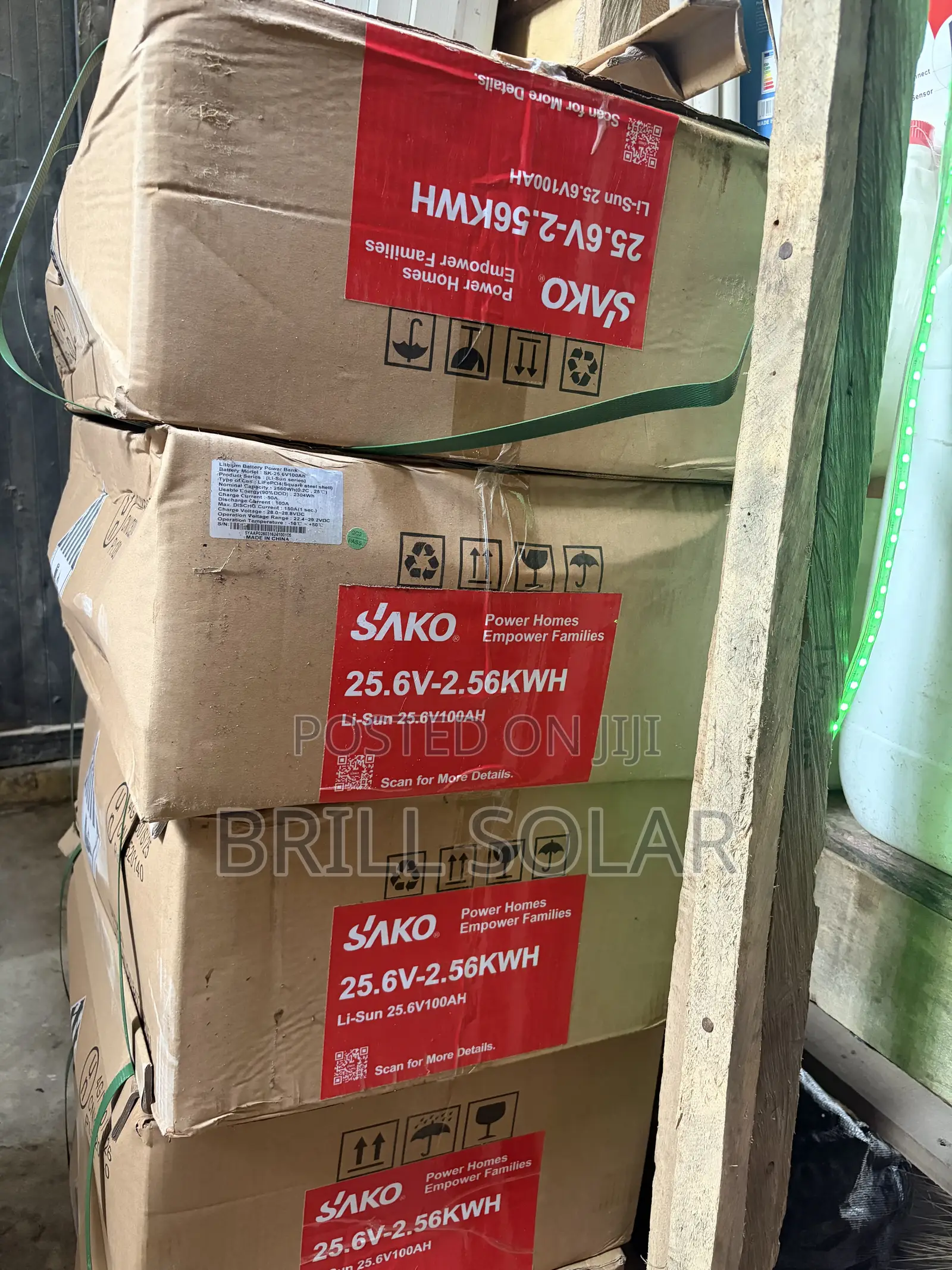 2.5kwh-25.6v Sako Solar Lithium Battery (Li-Sun Series)