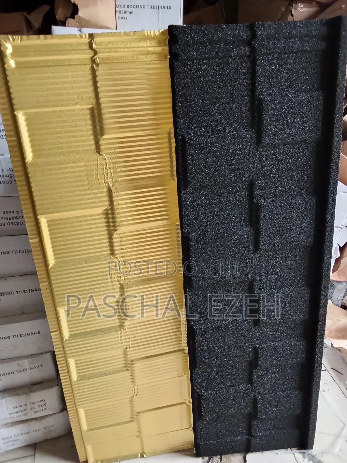 Premium Quality Golden Back Stone Coated Shingle Roofing Sheet
