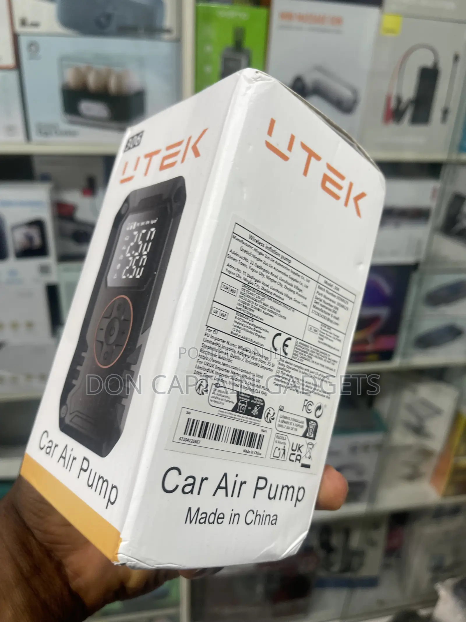 Car Tire Pump Rechargeable ( All Tire Pump )