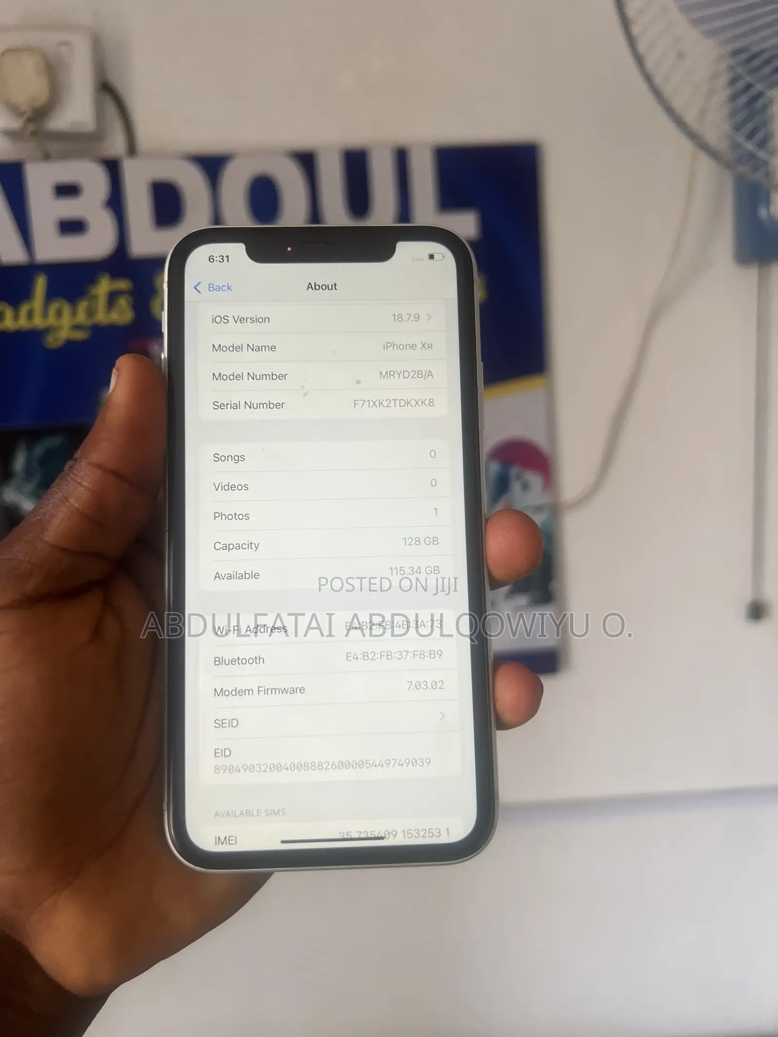 Apple iPhone XR 128 GB White