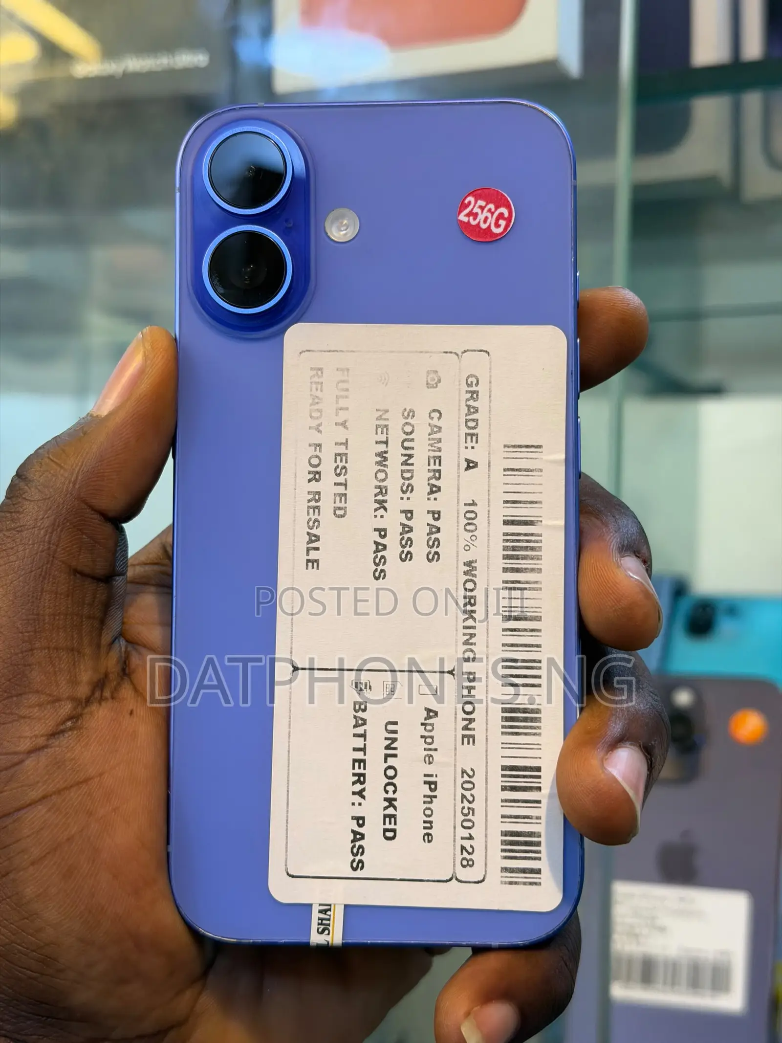 Apple iPhone 16 256 GB Blue
