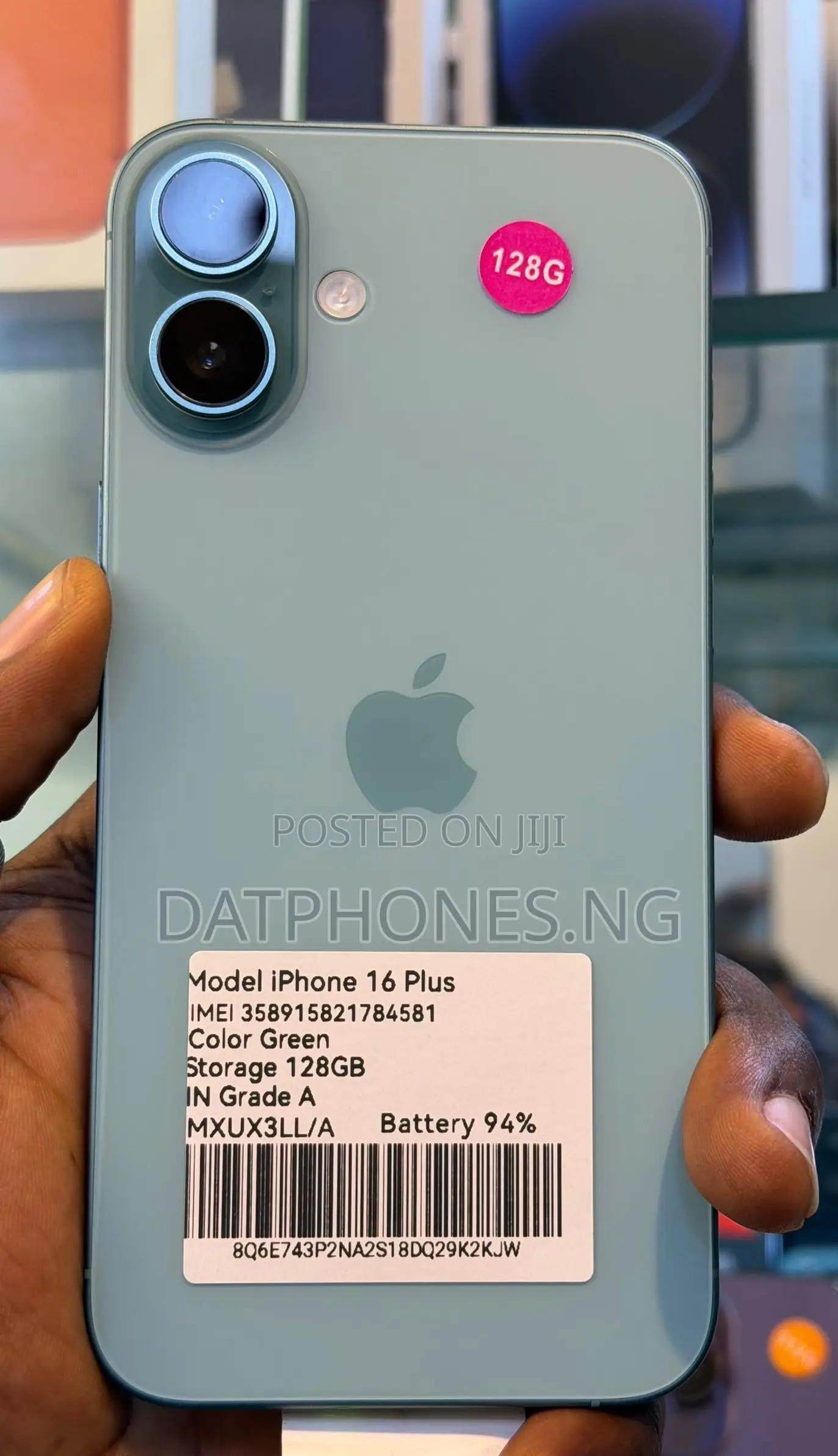 Apple iPhone 16 Plus 128 GB Green
