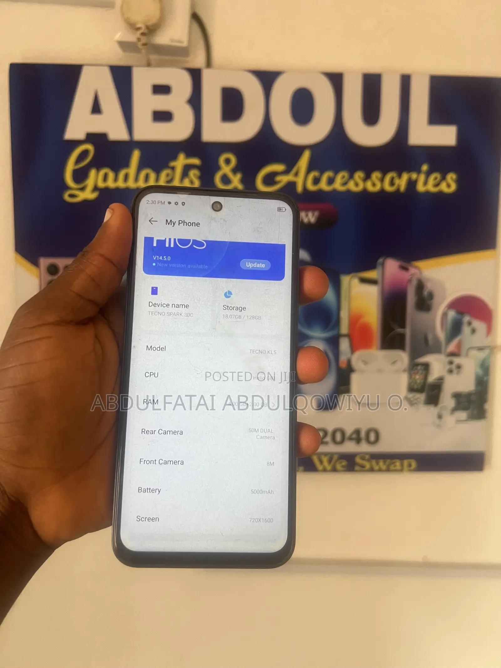 Tecno Spark 30C 128 GB Black