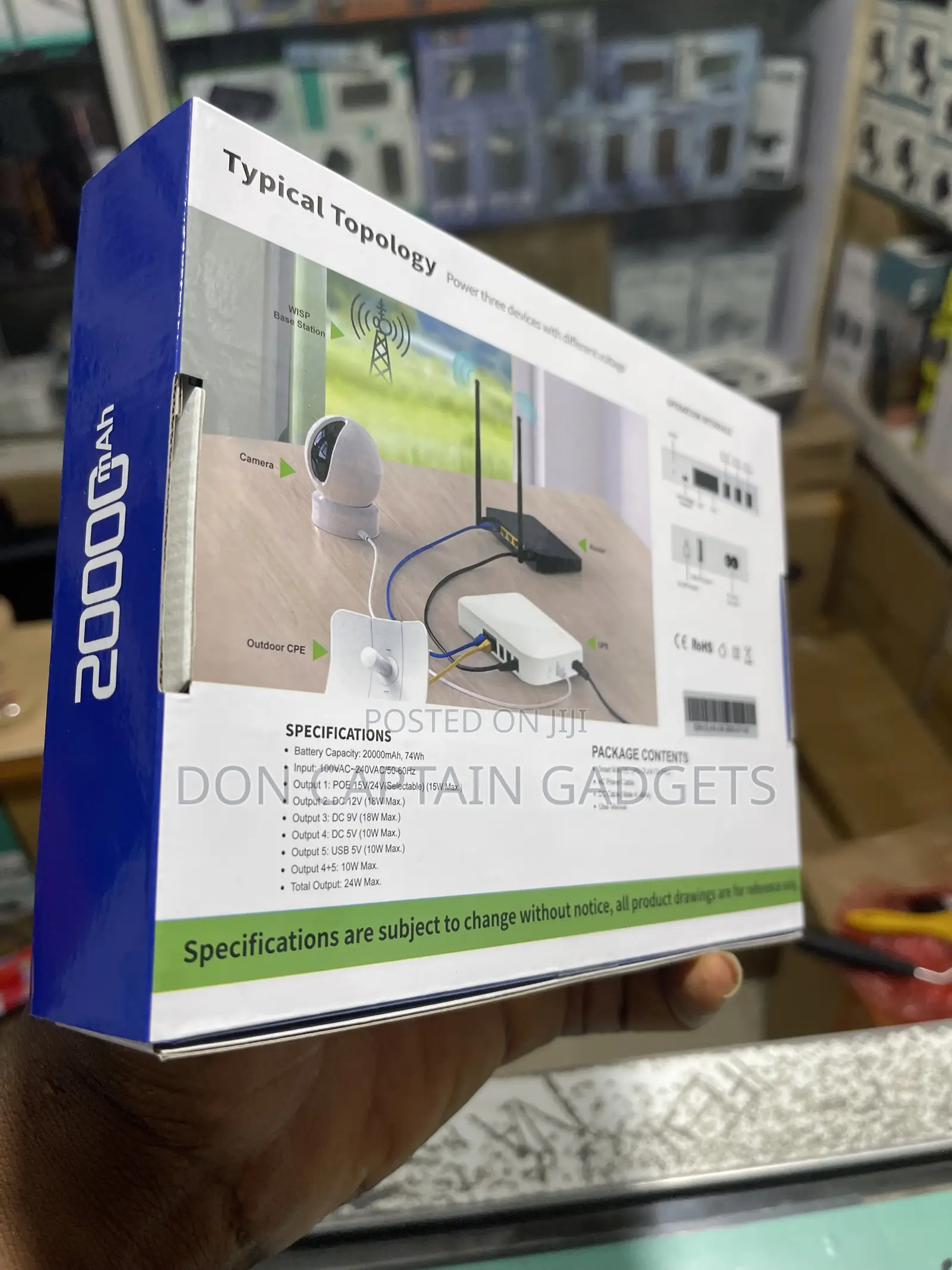 Smart Mini DC UPS Pro 20000mah / 24W