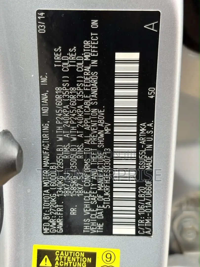 Toyota Highlander 2014 Silver