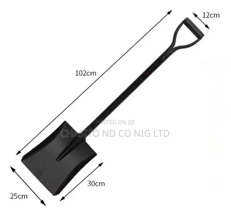 Most Popular Square Shovel With Steel Handle for Digging Use
