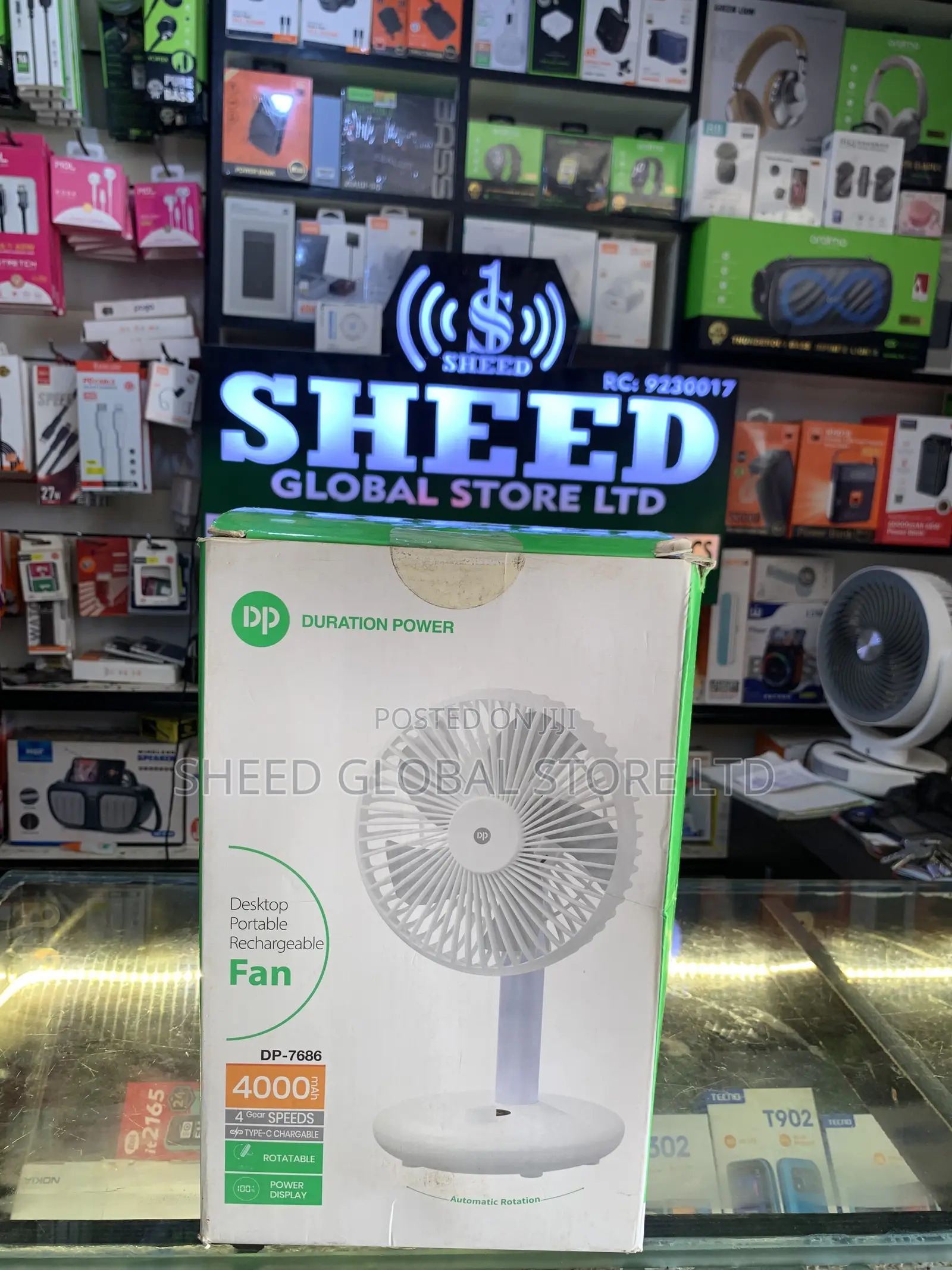 Dp Rechargeable Air Circulation Fan