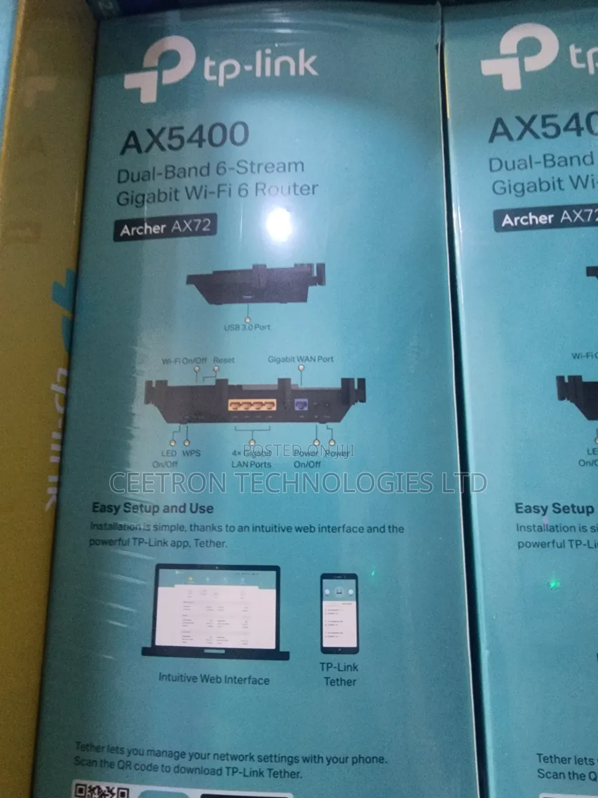 Tplink Archer Ax72 Dual-Band Wi-Fi 6 Gigabit Router