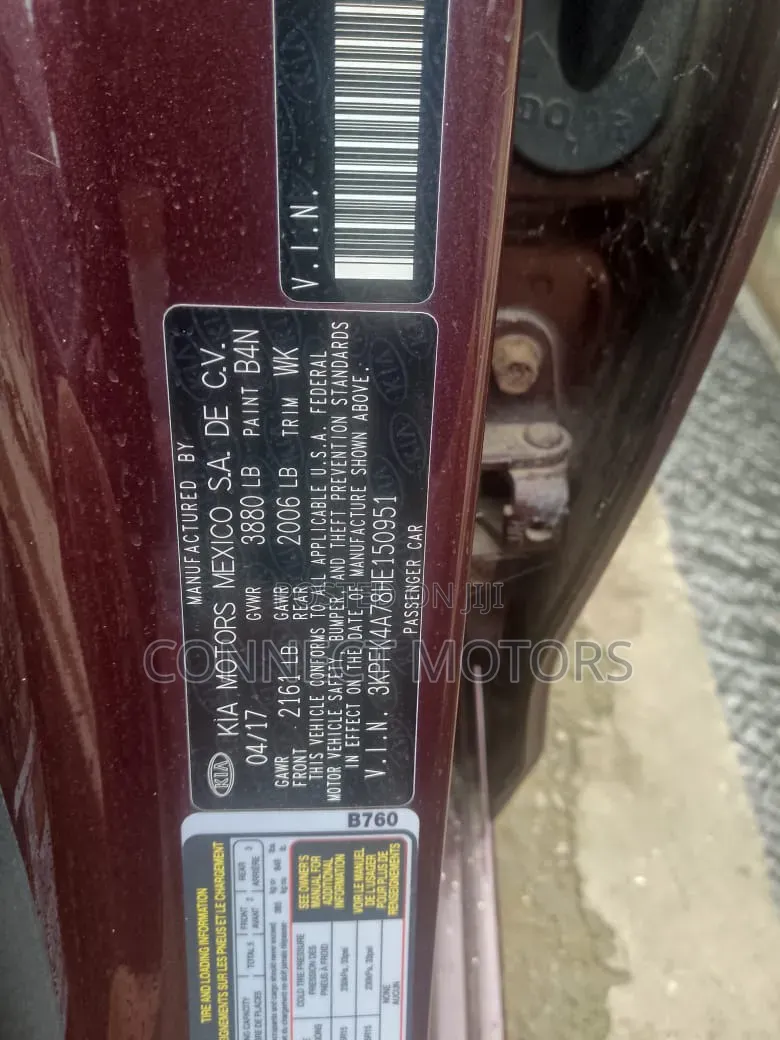 Kia Optima 2018 Burgundy