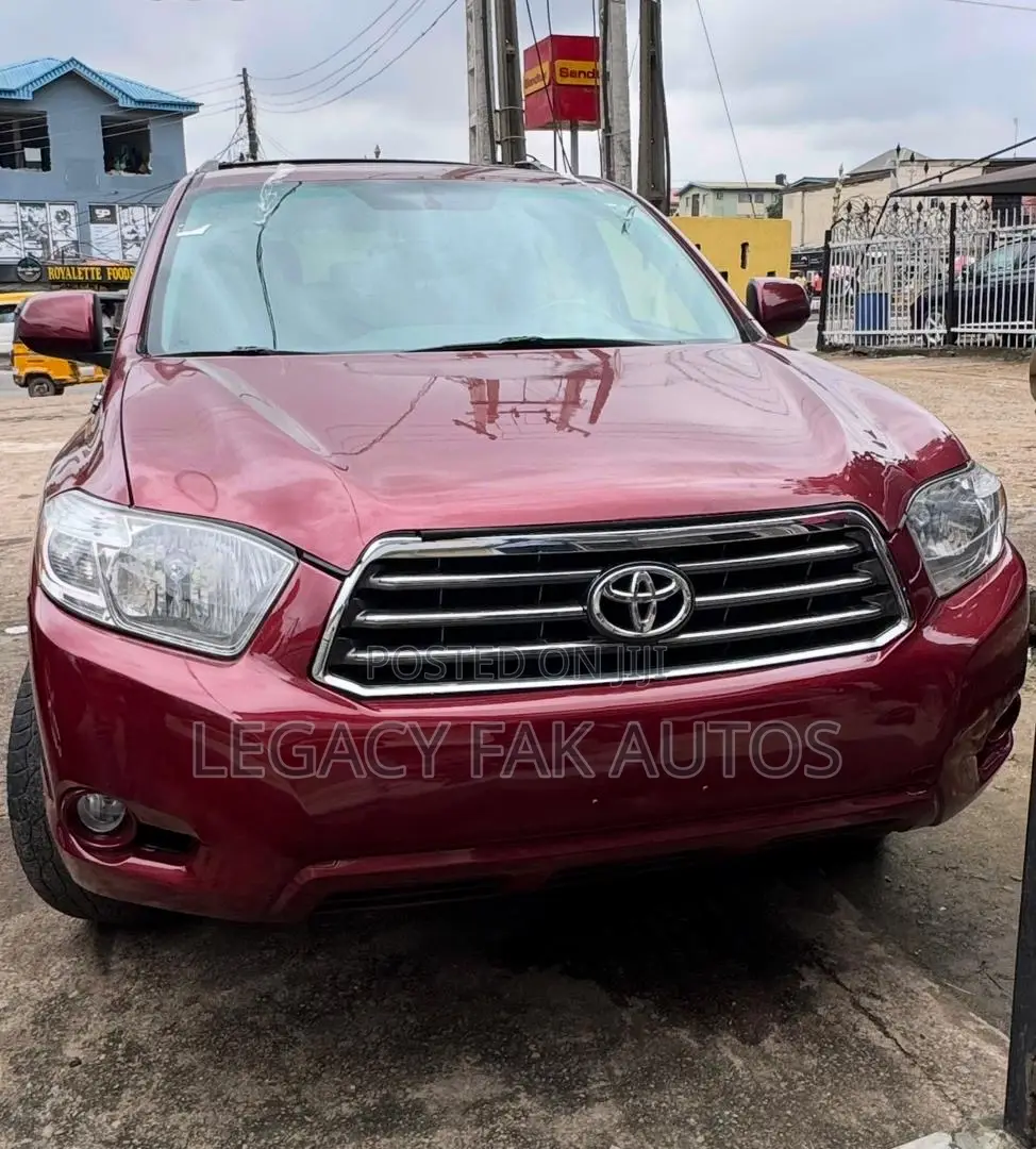 Toyota Highlander Sport 2010 Burgundy