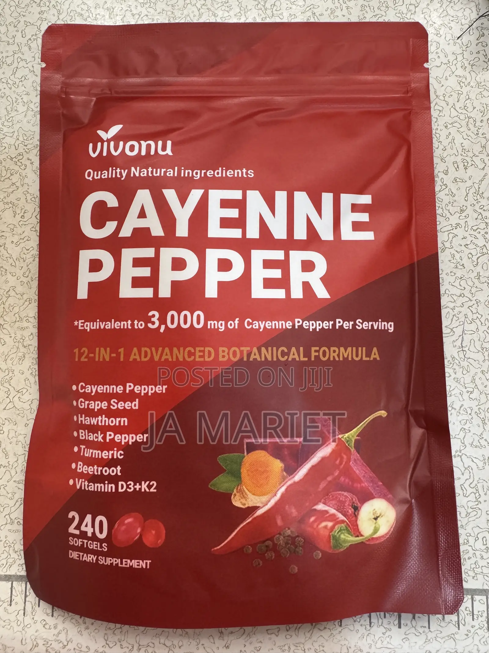 12-in-1 Cayenne Pepper Softgel