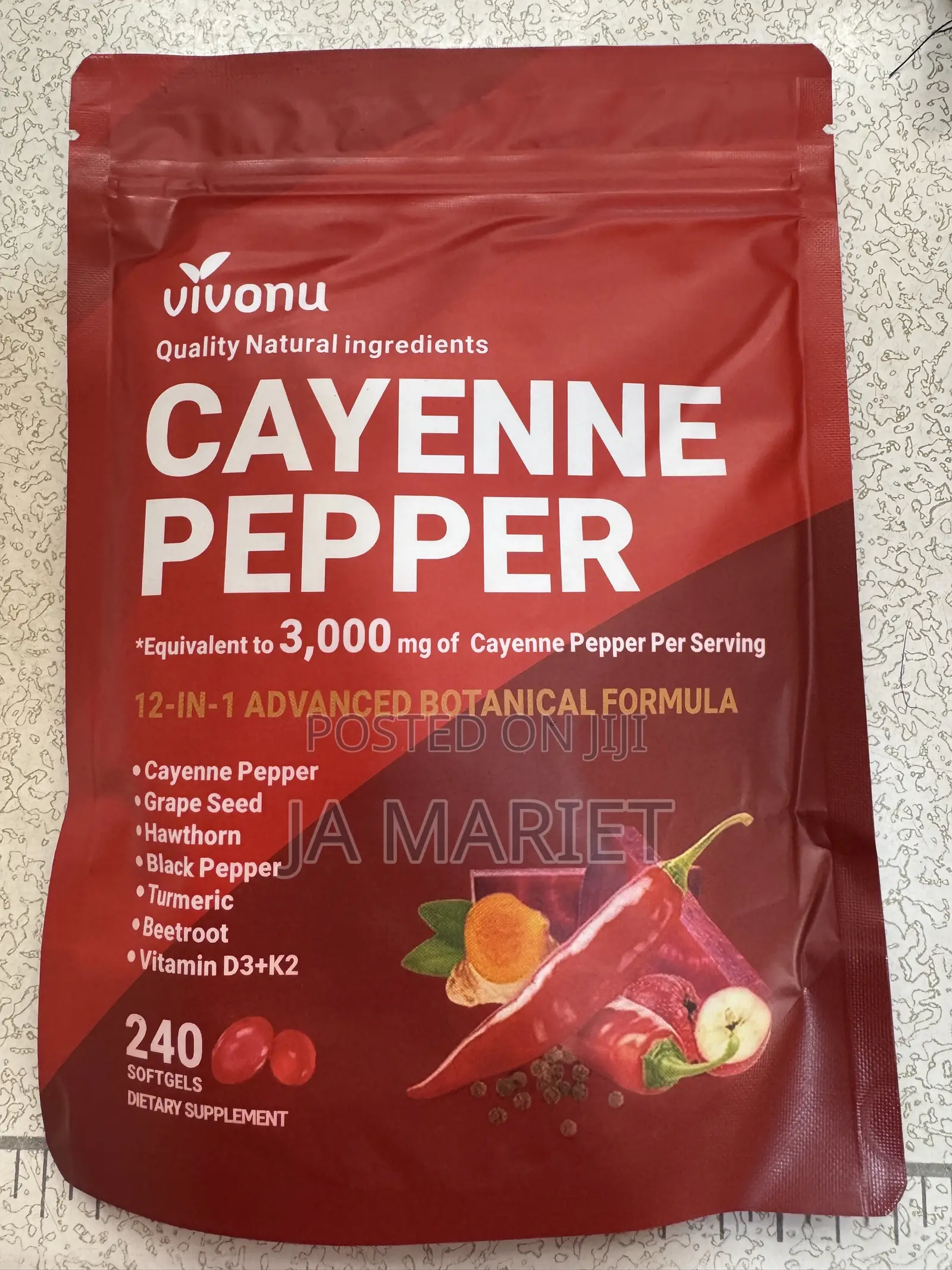 12-in-1 Cayenne Pepper Softgel