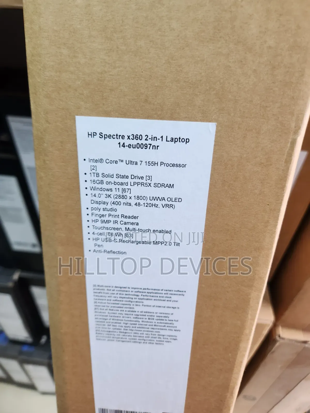 New Laptop HP Spectre X360 16GB Intel Core Ultra 7 SSD 1T