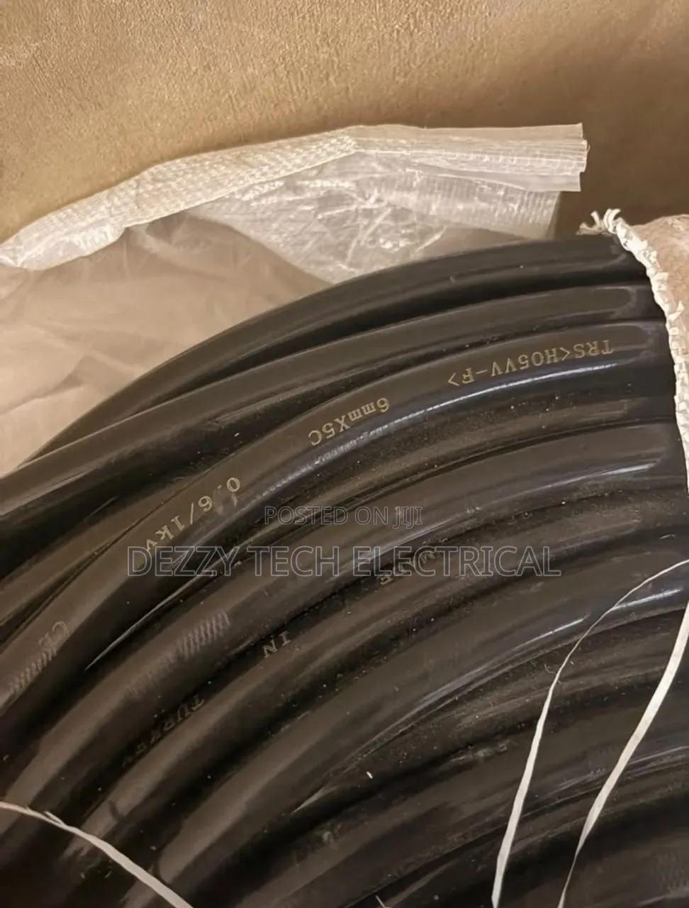TRS H05vv-F 6mm2 × 5 Core Flexible Cable
