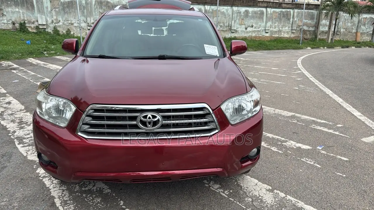 Toyota Highlander Limited 2009 Burgundy