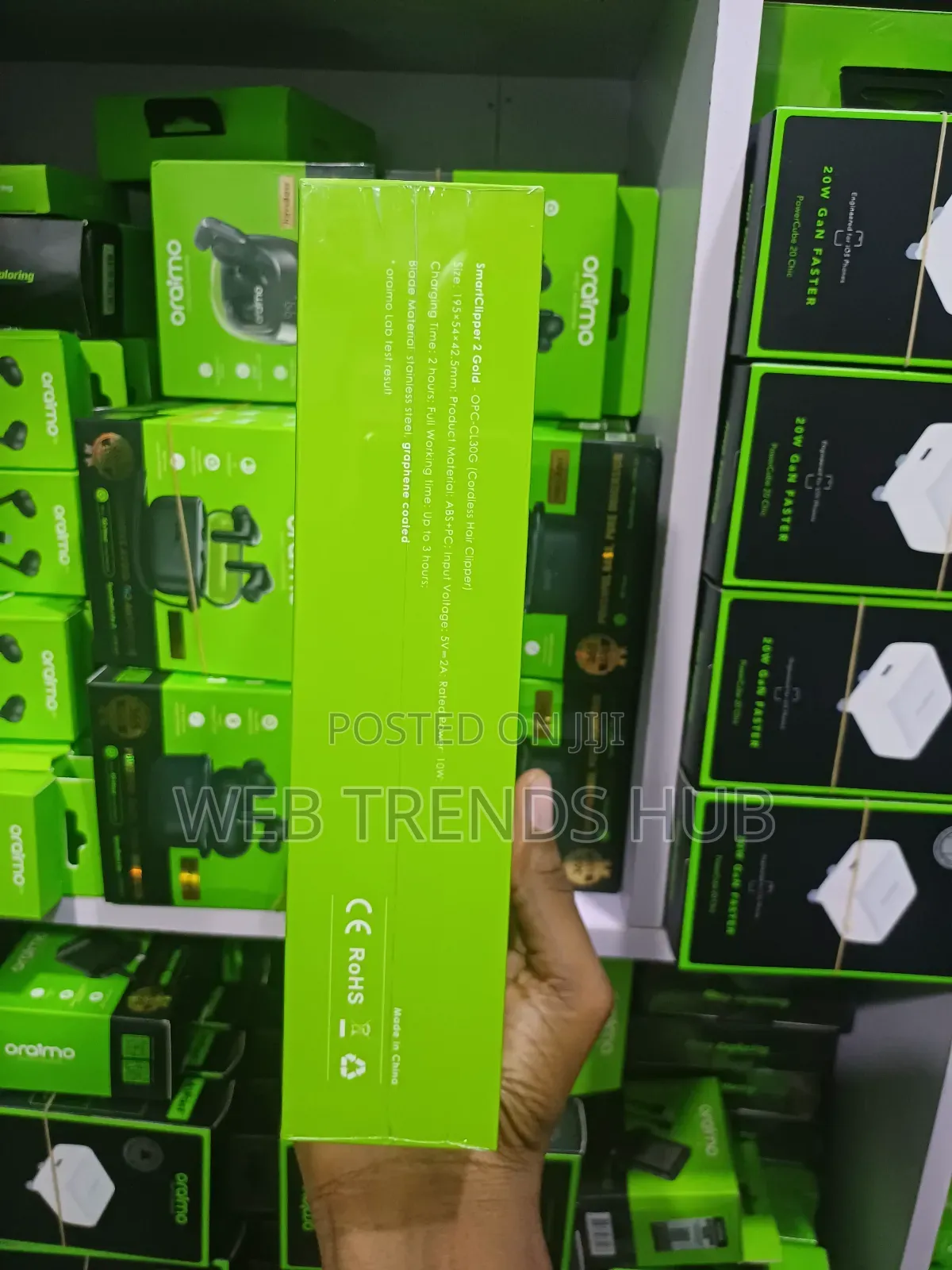 Oraimo Smart Clipper 2 Gold (OPC-CL30G) Professional Hair Clipper