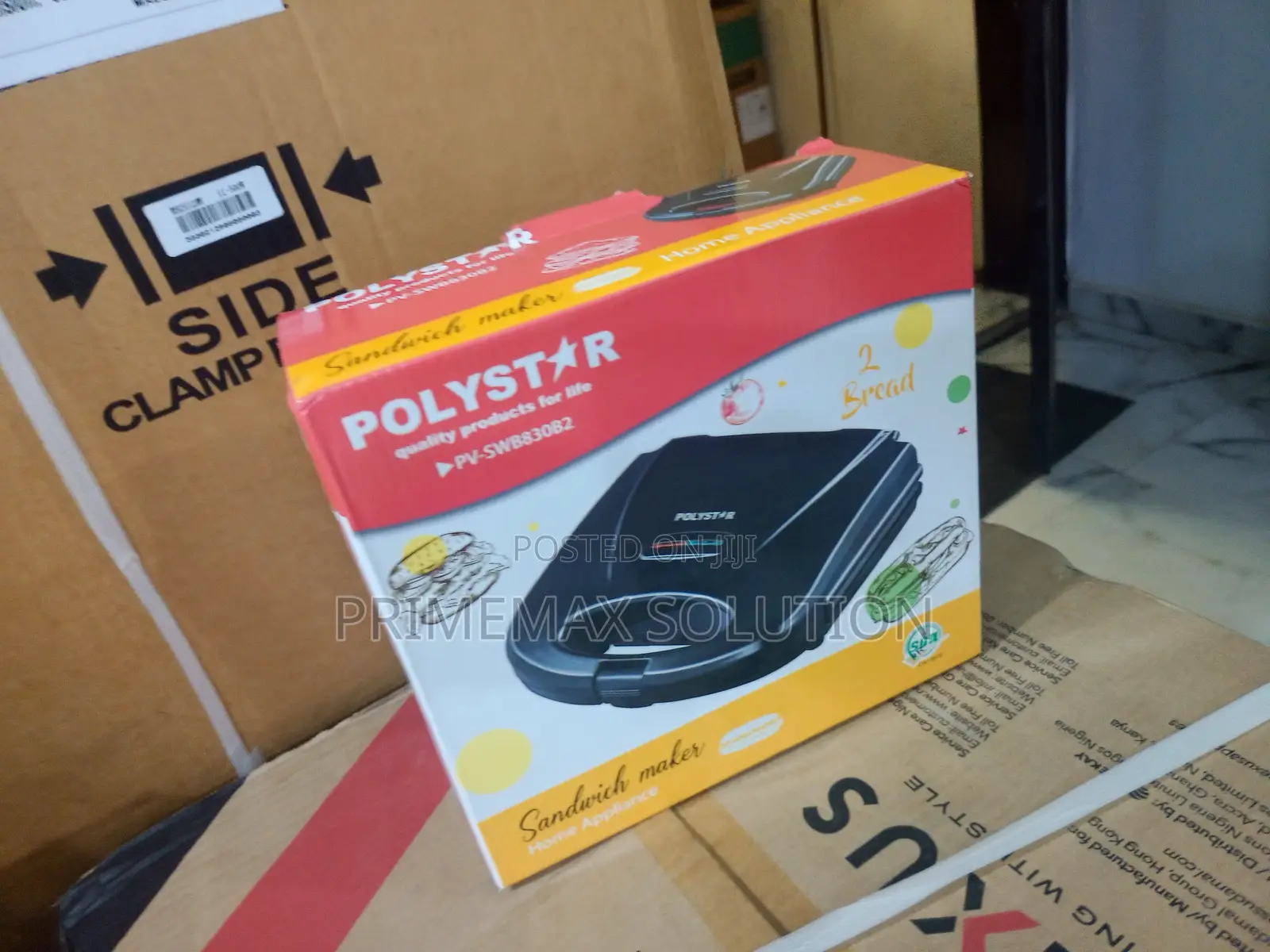 Even Heating 2 Face Toaster – Polystar 750W Model PV-SWB830B2