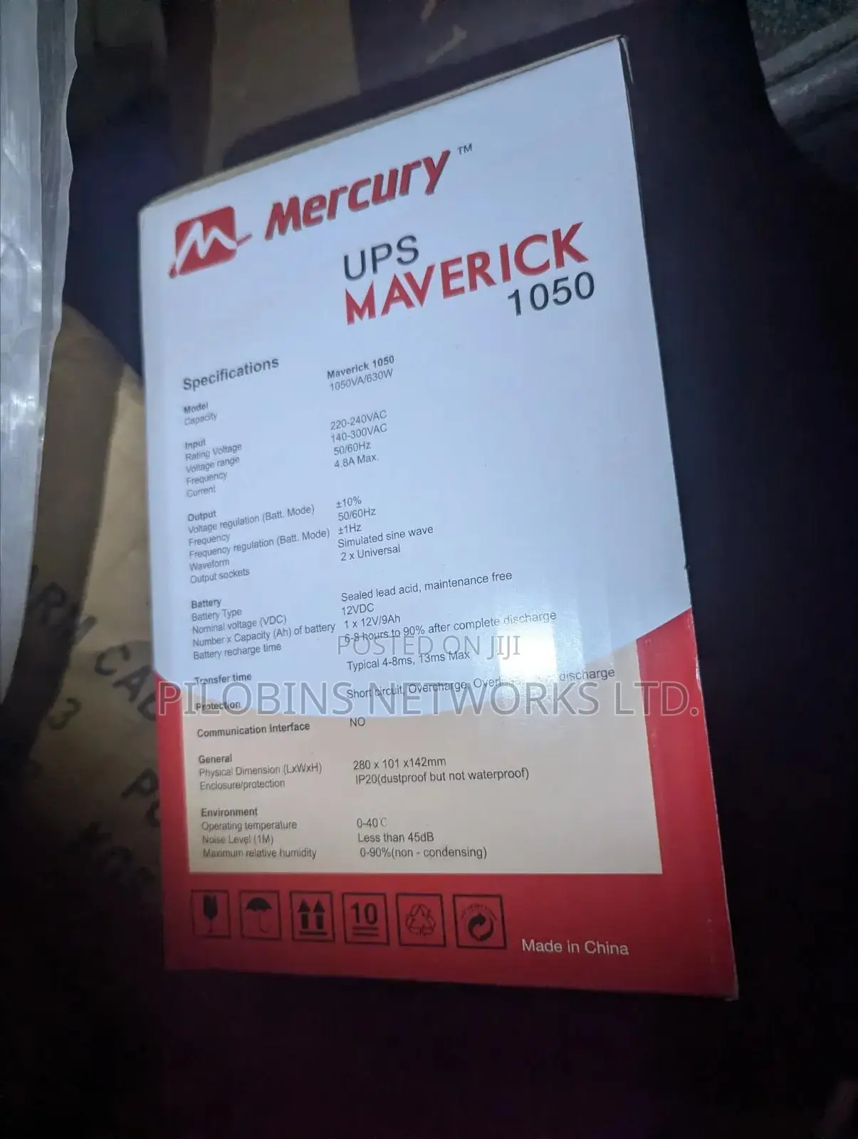Mercury Ups Maverick 1,050va