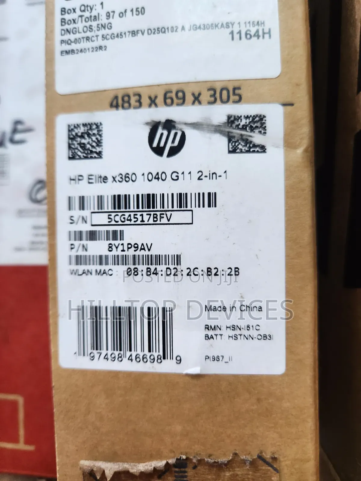 New Laptop HP EliteBook 1040 16GB Intel Core Ultra 7 SSD 512GB