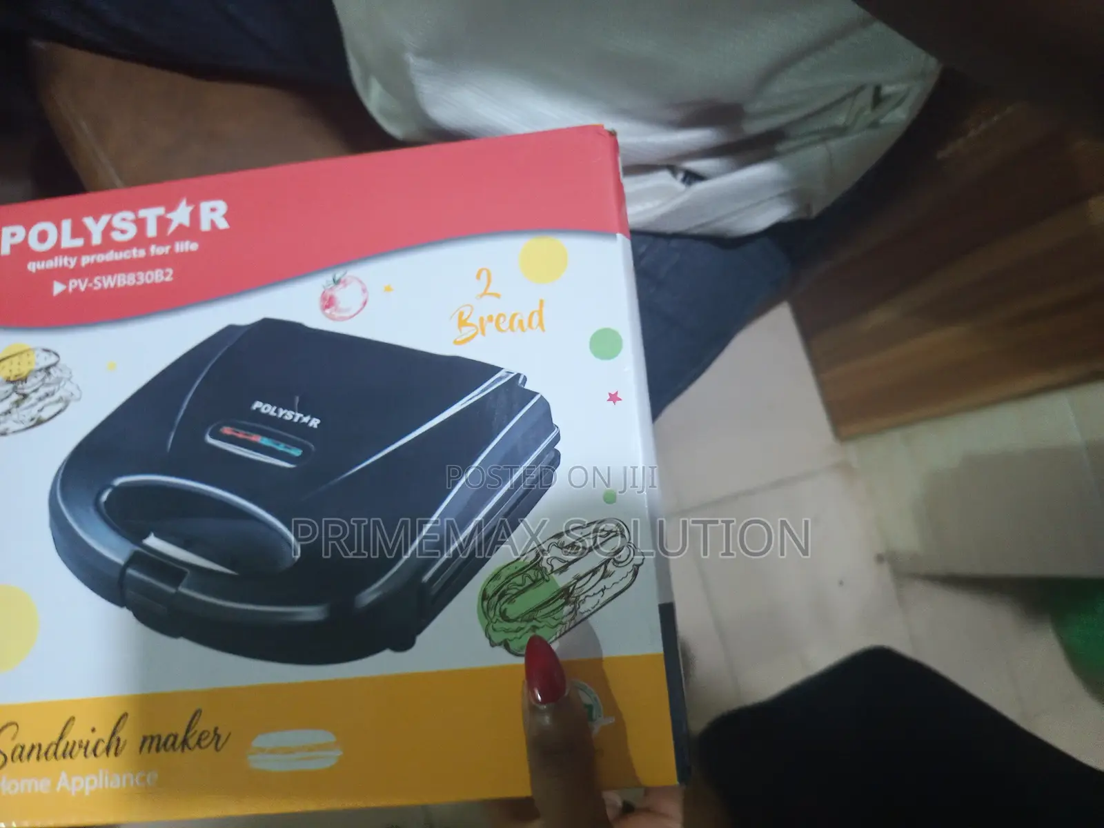 Indicator Light Ready: Polystar 2 Face Non-Stick Toaster