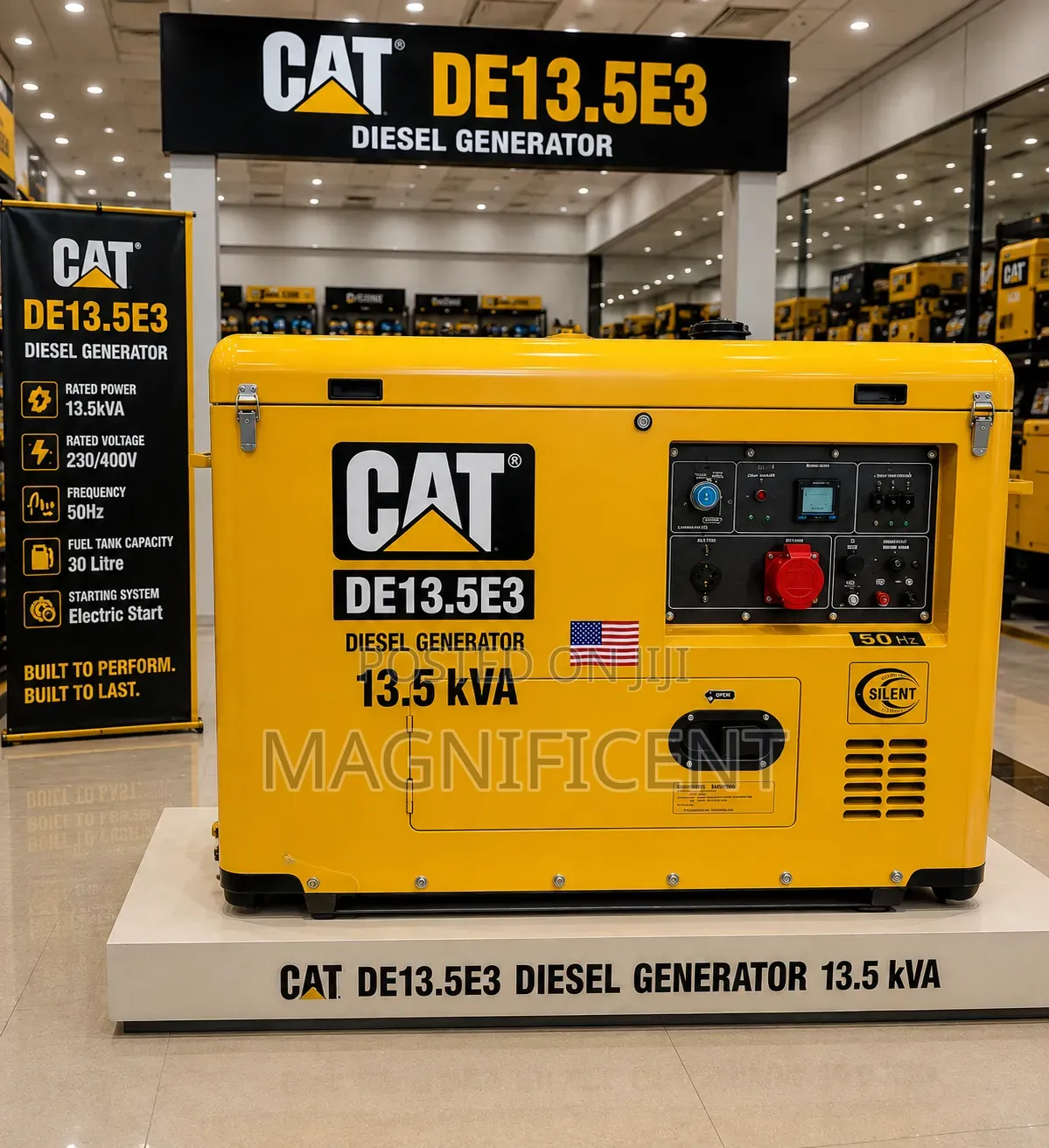 CAT DE13.5E3 Diesel Generator – 13.5kVA Silent Electric Start