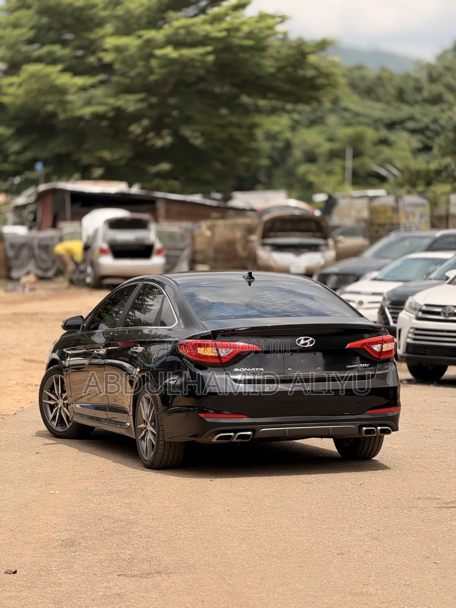 Hyundai Sonata Sport 2.0T 4dr Sedan (2.0L 4cyl Turbo 6A) 2015 Black