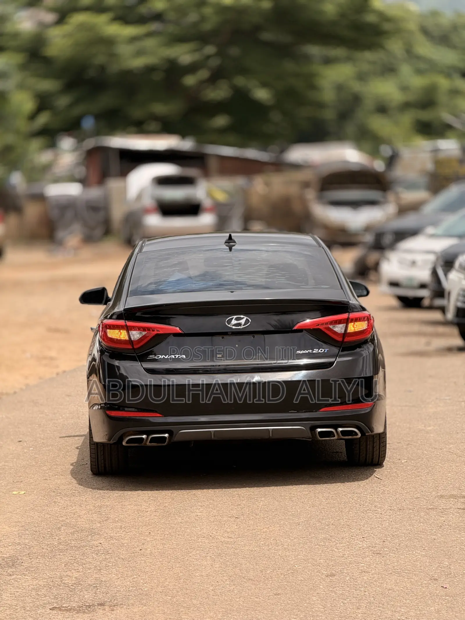 Hyundai Sonata Sport 2.0T 4dr Sedan (2.0L 4cyl Turbo 6A) 2015 Black