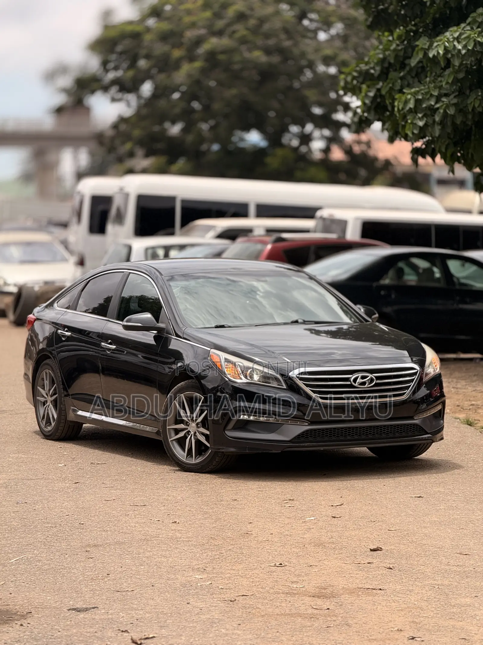 Hyundai Sonata Sport 2.0T 4dr Sedan (2.0L 4cyl Turbo 6A) 2015 Black