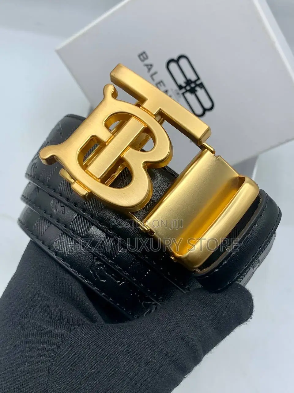 Balenciaga Quality Luxury Men Genuine Leather Belt