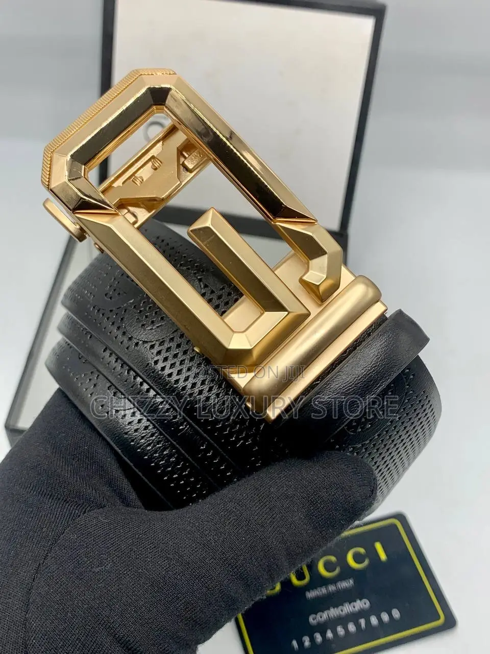 Gucci Quality Luxury Men Genuine Leather Belt