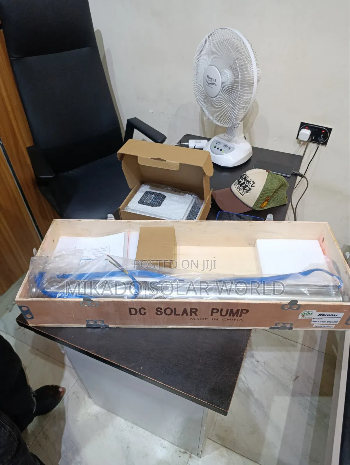 1.5HP DC HZ Solar Submersible Water Pump–High Efficiency Borehole Pump