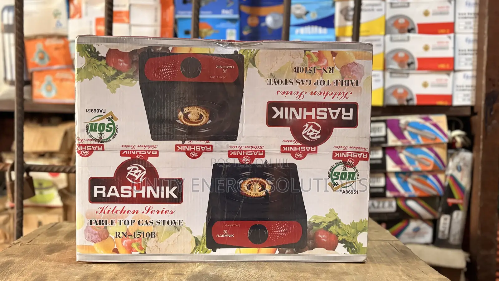 RASHNIK Single Gas Cookers