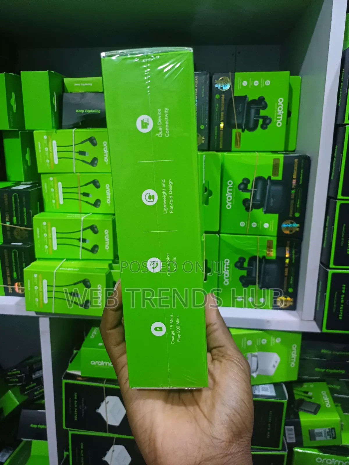 Oraimo BoomPop 2S Headphones(OHP-610s) – 50 Hours Battery HavyBassTM