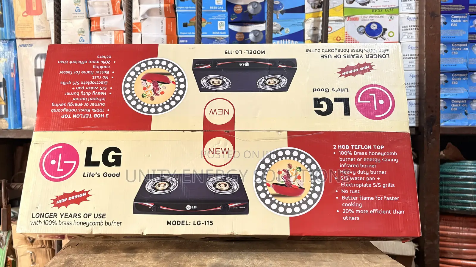 LG Double Gas Cooker