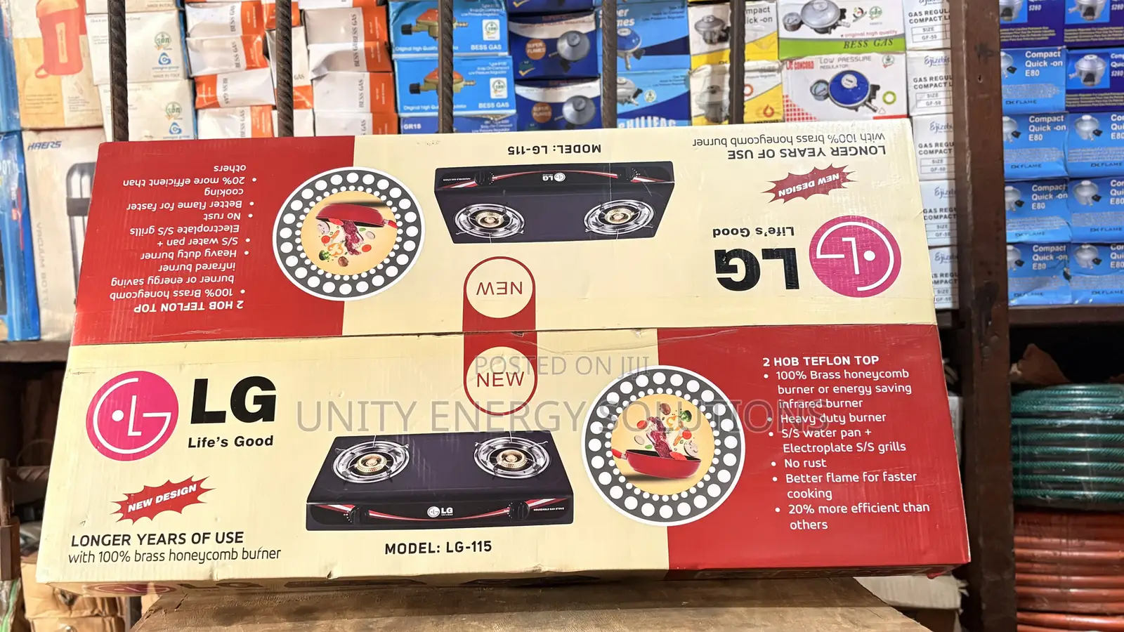 LG Double Gas Cooker