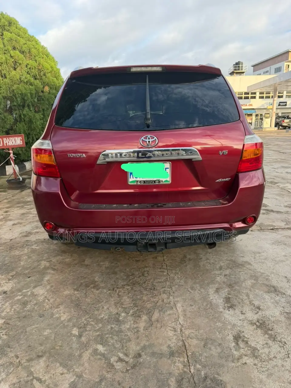 Toyota Highlander Limited 4x4 2008 Red