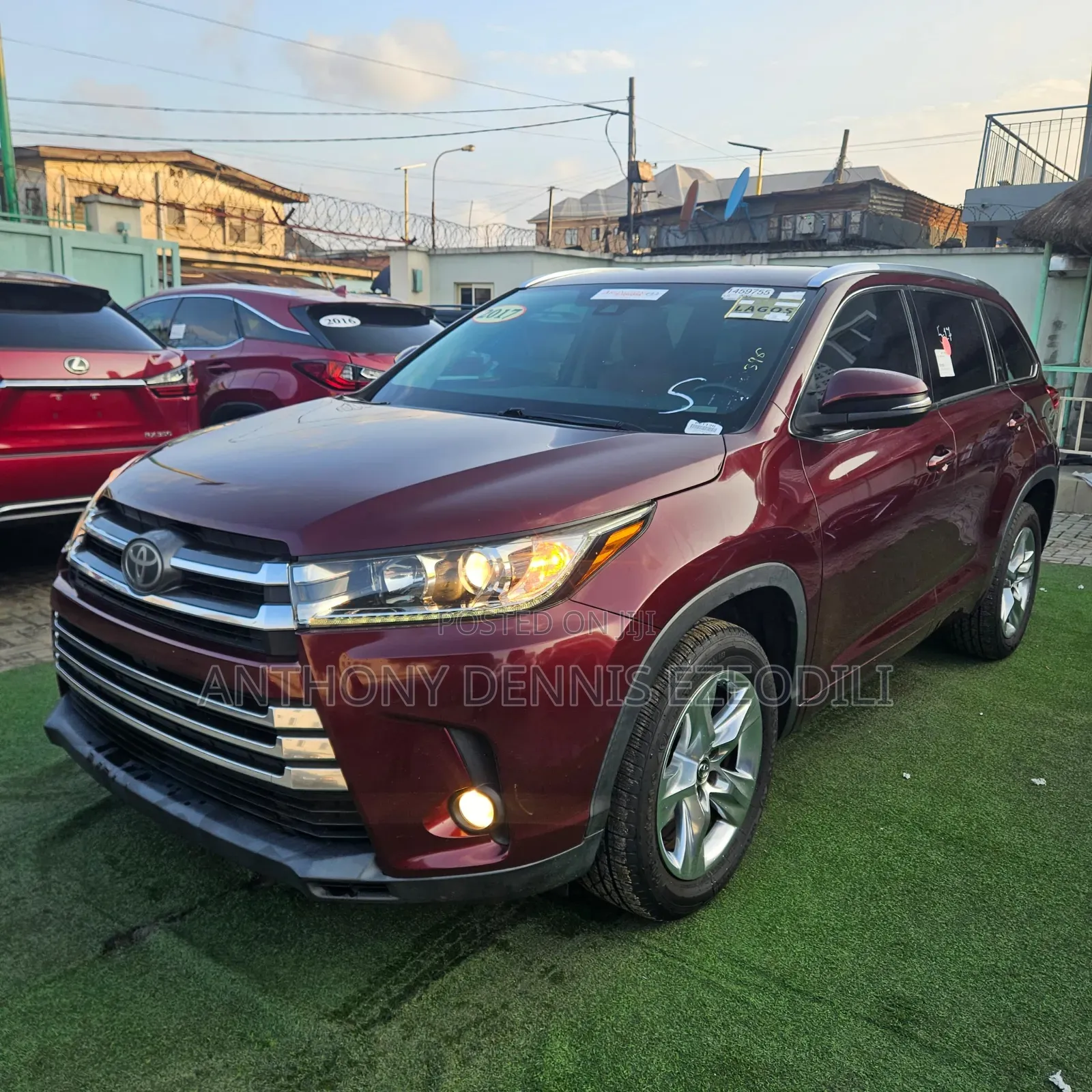 Toyota Highlander 2017 Burgundy