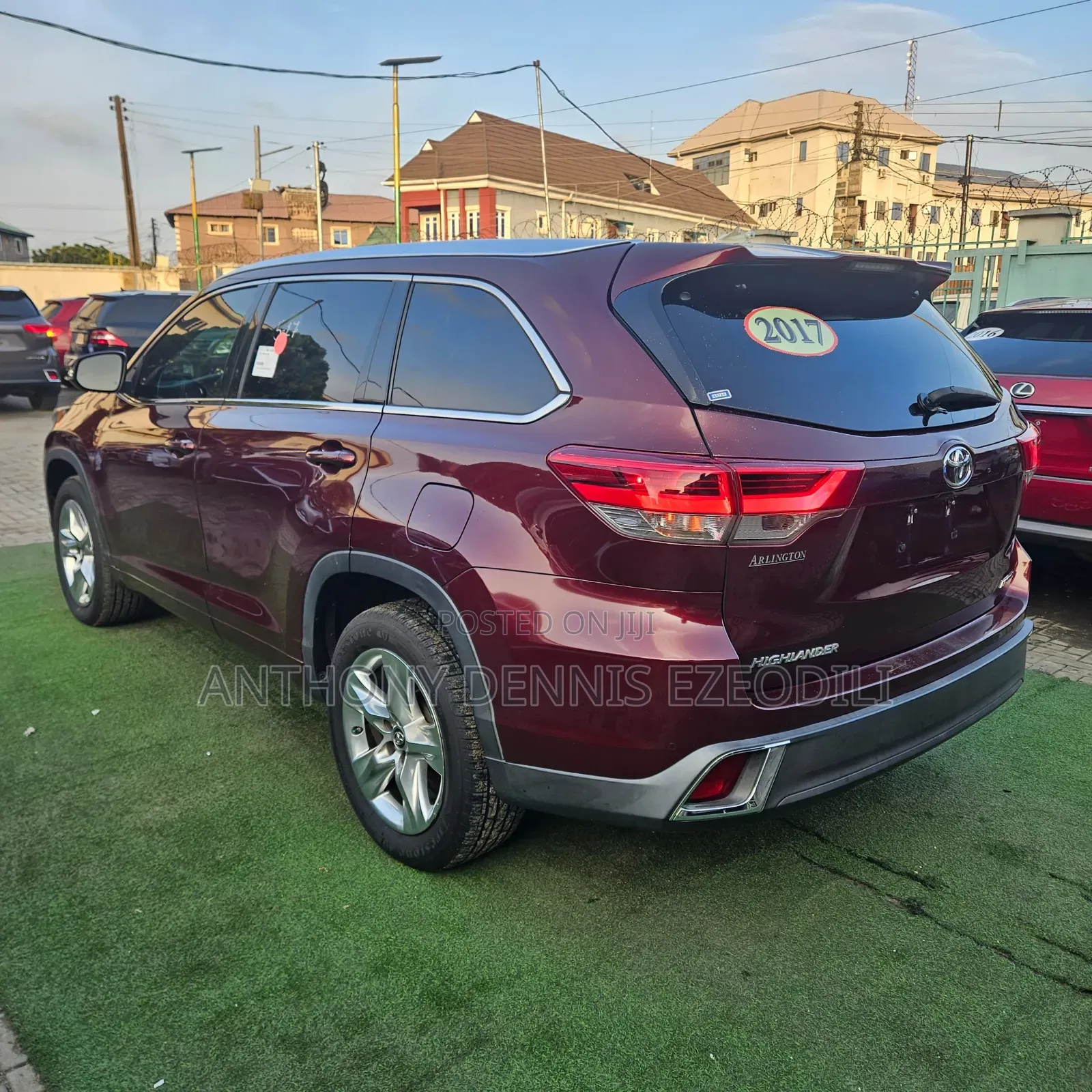 Toyota Highlander 2017 Burgundy