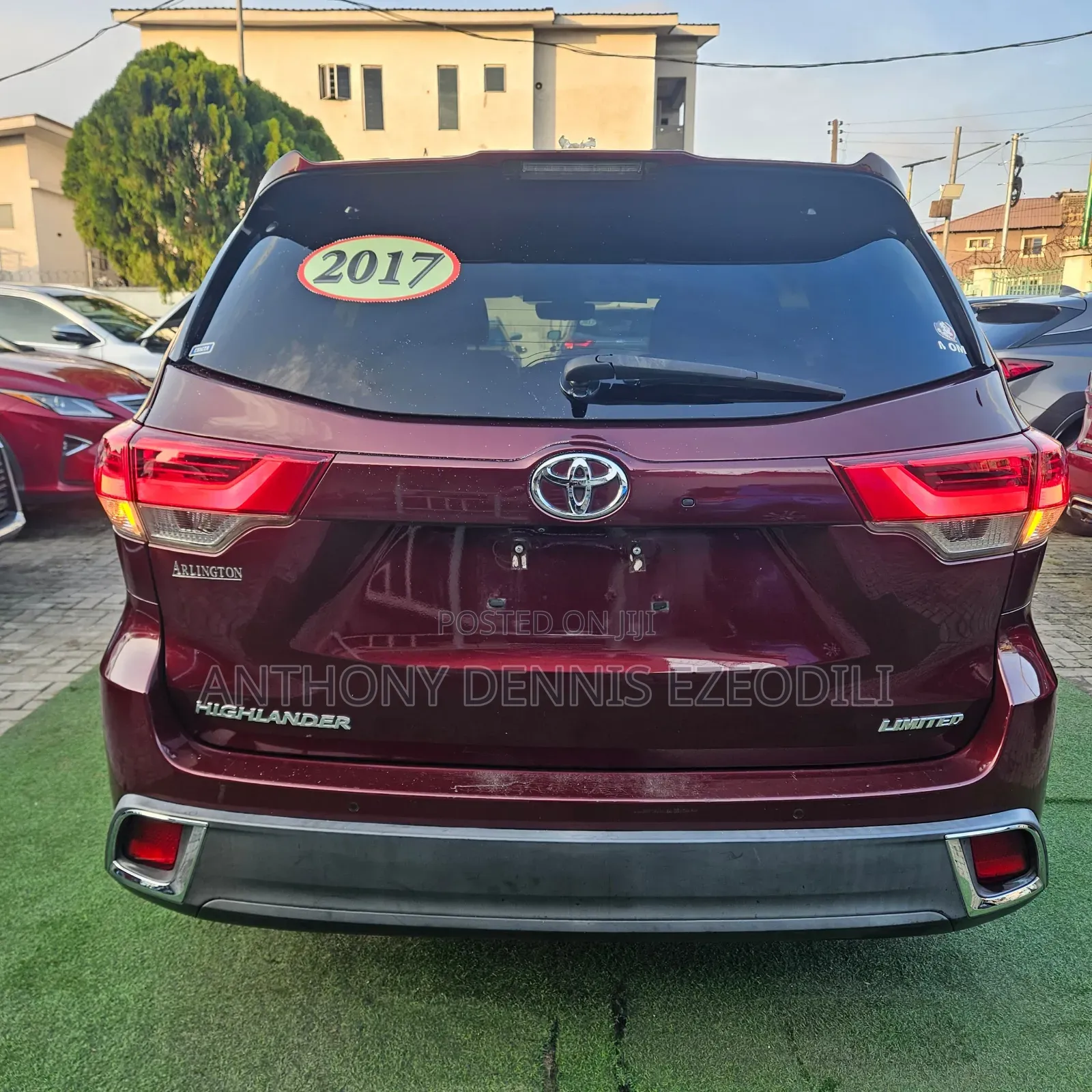 Toyota Highlander 2017 Burgundy
