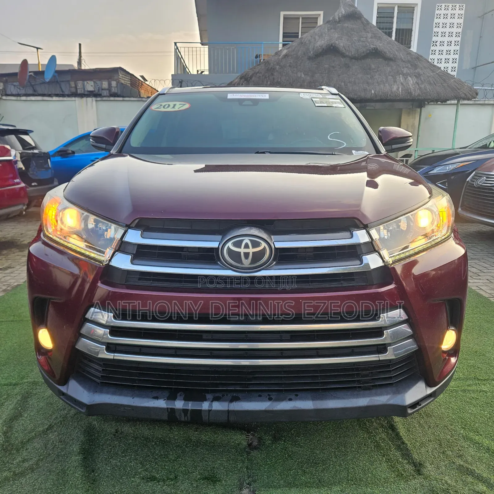 Toyota Highlander 2017 Burgundy