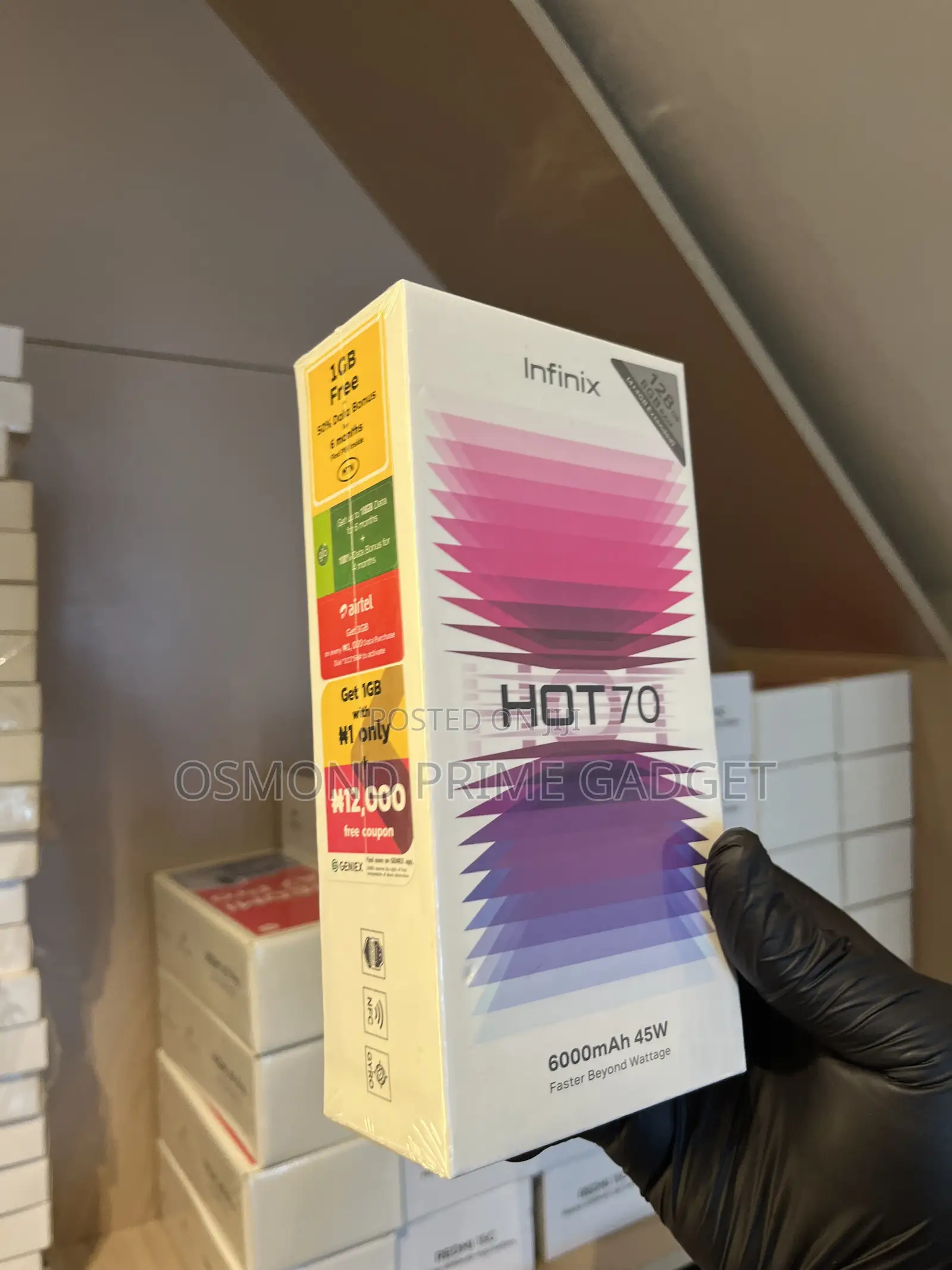 New Infinix Hot 70 128 GB